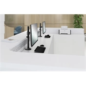 DIGITUS DA-90397 univerzális (VESA 75 / 100) pultba szerelhető fekete monitor tartó konzol