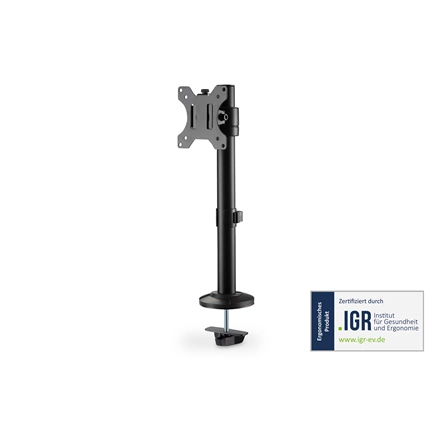 DIGITUS DA-90397 univerzális (VESA 75 / 100) pultba szerelhető fekete monitor tartó konzol