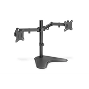 DIGITUS DA-90401 C-bilincses univerzális (VESA 75 / 100) 2-es fekete monitor tartó állvány