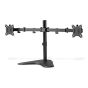 DIGITUS DA-90401 C-bilincses univerzális (VESA 75 / 100) 2-es fekete monitor tartó állvány