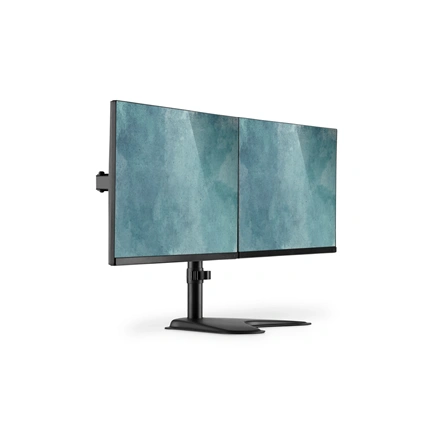 DIGITUS DA-90401 C-bilincses univerzális (VESA 75 / 100) 2-es fekete monitor tartó állvány