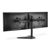 DIGITUS DA-90401 C-bilincses univerzális (VESA 75 / 100) 2-es fekete monitor tartó állvány