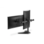 DIGITUS DA-90401 C-bilincses univerzális (VESA 75 / 100) 2-es fekete monitor tartó állvány