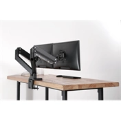 DIGITUS DA-90427 C-bilincses gázrugós univerzális (VESA 75 / 100) 2-es fekete monitor tartó konzol