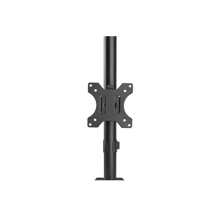 DIGITUS DA-90438 C-bilincses/gyűrűs univerzális (VESA 75 / 100) 2-es fekete függőleges monitor tartó állvány