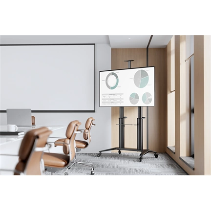 DIGITUS DA-90452 70-120" VESA fekte mobil TV állvány