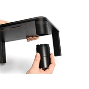 DIGITUS DA-90458 Állítható magasságú fekete monitor állvány