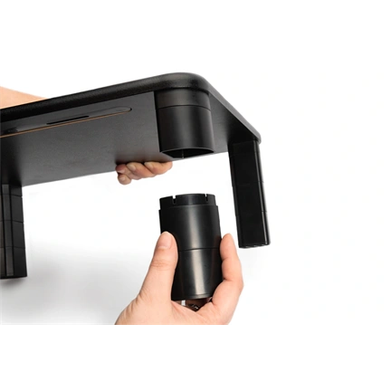 DIGITUS DA-90458 Állítható magasságú fekete monitor állvány