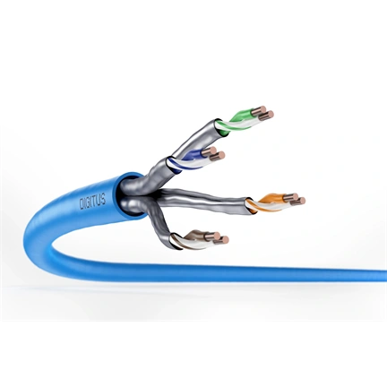 DIGITUS DK-1623-A-VH-1 Cat.6A U/FTP 500MHz Eca LSZH 100m kék fali kábel