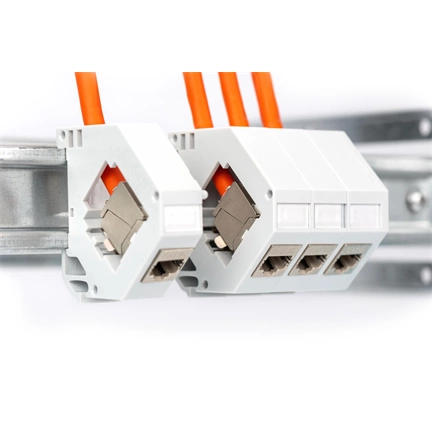 DIGITUS DK-1743-VH-050 Cat.7 S/FTP 1200MHz Dca LSZH 50m narancssárga fali kábel