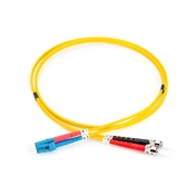DIGITUS DK-2931-03 Duplex 2xLC + 2xST monomódusú OS2 9/125 LSOH 3m optikai patch kábel