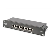 DIGITUS DN-10-SET-1-B 10" Komplett hálózati fekete rack szekrény készlet