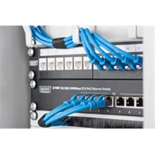 DIGITUS DN-10 ORG-1/2U 10" 0,5U fésűs szürke kábelbevezető