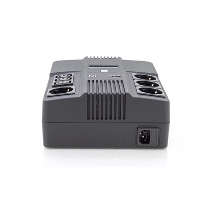 DIGITUS DN-170111 All-in-One 800VA 480W 4xCEE 7/7 3xC13 aljzat szünetmentes tápegység