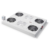 DIGITUS DN-19 FAN-4-SRV 4-es termosztátos szürke tetőventilátor Unique szerverszekrényhez