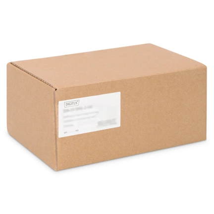 DIGITUS DN-19 ORG-2-SW 2U 44x100mm fekete kábelvezető gyűrű 10db