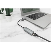 DIGITUS DN-3028 USB type A 3.0 Type-C 3.1 2.5 Gigabit Ethernet adapter