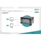 DIGITUS DN-45003 16 állomásos (max. 14") tablet és notebook töltőkocsi