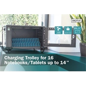 DIGITUS DN-45003 16 állomásos (max. 14") tablet és notebook töltőkocsi