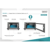 DIGITUS DN-45003 16 állomásos (max. 14") tablet és notebook töltőkocsi
