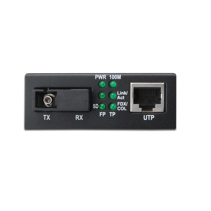 DIGITUS DN-82123 Gigabit monomódusú 1x GbE Lan port 1x SC simplex BiDi egyszálas Tx1550nm/Rx1310nm média konverter