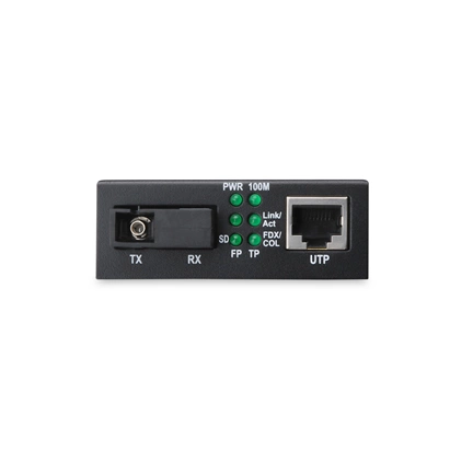 DIGITUS DN-82123 Gigabit monomódusú 1x GbE Lan port 1x SC simplex BiDi egyszálas Tx1550nm/Rx1310nm média konverter