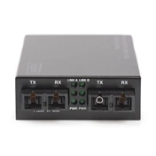 DIGITUS DN-82124 Gigabit multimodusú/monomódusú 20km SC média konverter