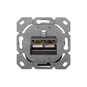 DIGITUS DN-9002-N Cat5E Modulo50 dupla falon kívüli aljzat 2xRJ45 árnyékolt csatlakozóval