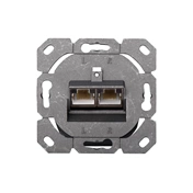 DIGITUS DN-9005-N Cat6 Modulo50 dupla süllyesztett aljzat 2xRJ45 árnyékolt csatlakozóval