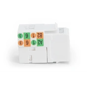 DIGITUS DN-93601 CAT6 árnyékolatlan LSA fekete Keystone Jack