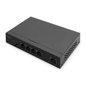 DIGITUS DN-95330-1 4x GbE Lan port PoE 60W nem menedzselhető asztali switch