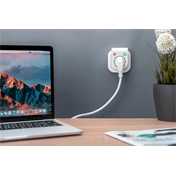 DIGITUS DN-95400 16A 3500 W schuko túlfeszültségvédő adapter