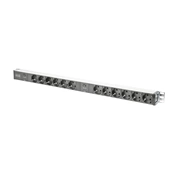 DIGITUS DN-95405 0U PDU függőleges 250V 2x16A 12xCEE7/3 aljzat CEE7/7 csatlakozó 2M elosztósor