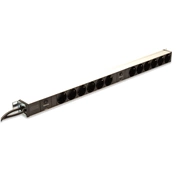DIGITUS DN-95405 0U PDU függőleges 250V 2x16A 12xCEE7/3 aljzat CEE7/7 csatlakozó 2M elosztósor