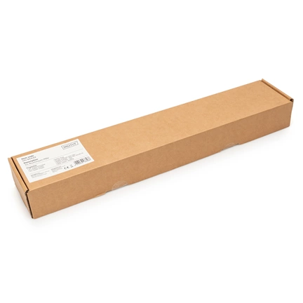 DIGITUS DN-95432 19" 1U PDU 230V 16A 6xCEE 7/3 aljzat CEE7/7 csatlakozó túlfeszültség védelemmel 2M elosztósor