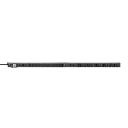 DIGITUS DN-95451 0U PDU függőleges 250V 32A 24xC13 4xC19 aljzat IEC 60309 ipari csatlakozó 3M elosztósor