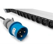 DIGITUS DN-95451 0U PDU függőleges 250V 32A 24xC13 4xC19 aljzat IEC 60309 ipari csatlakozó 3M elosztósor