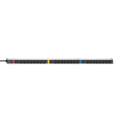 DIGITUS DN-95452  0U PDU függőleges 3 fázisú 250V 16A 24xC13 3xC19 aljzat IEC 60309 ipari csatlakozó 3M elosztósor