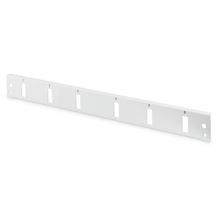 DIGITUS DN-96203-QL 1U 6x SC DX szürke optikai patch panel előlap