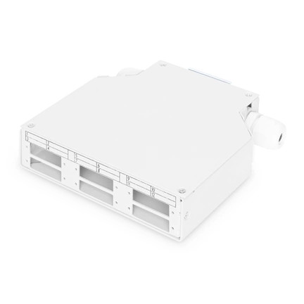 DIGITUS DN-96890 6xSC DX DIN sínes üres optikai elosztó doboz