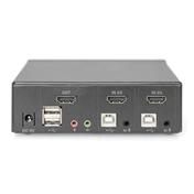 DIGITUS DS-12870 UHD 4K 30Hz 2 port Single Display HDMI KVM Switch