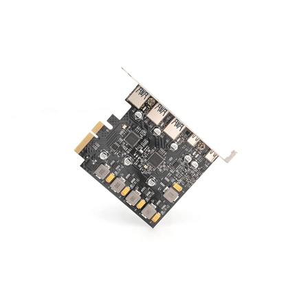 DIGITUS DS-30222 5 port USB 3.1 Gen2 Type-A/Type-C PCIe hálózati kártya