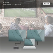 DIGITUS DS-45322 HDMI 4K 30Hz 1x2 Splitter