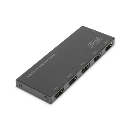 DIGITUS DS-45323 4 portos 4K/60Hz ultra slim HDMI splitter