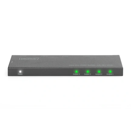 DIGITUS DS-45323 4 portos 4K/60Hz ultra slim HDMI splitter