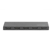 DIGITUS DS-45323 4 portos 4K/60Hz ultra slim HDMI splitter