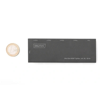 DIGITUS DS-45323 4 portos 4K/60Hz ultra slim HDMI splitter