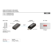 DIGITUS DS-55203 Mini HDMI (50m FullHD 1080p/60Hz) extender szett