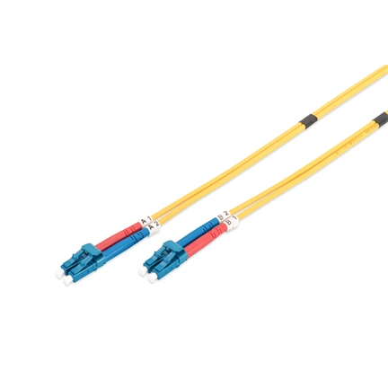 DIGITUS Duplex optikai patch kábel 4 x LC/LC csatlakozóval SM 3mm OS2 9/125 5m