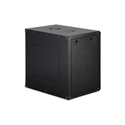 DIGITUS Dynamic Basic 19" 12U 611x600x450mm üvegajtós fekete fali rack szekrény